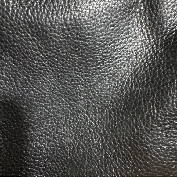 Michael Kors Soft  Black Leather Gold Metal Hardware Satchel Tote Handbag Purse - Picture 11 of 15